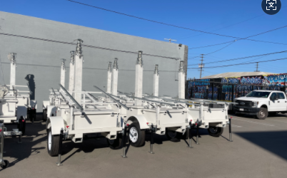 Trailer-Mounted Solar CCTV